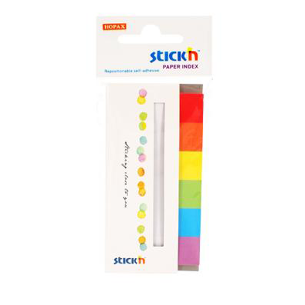 Hopax Stıckn İndeks 180 YP 50x20 Gökkuşağı 6 Renk 21598