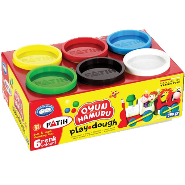 Fatih Oyun Hamuru 780 GR 6 Renk 50070
